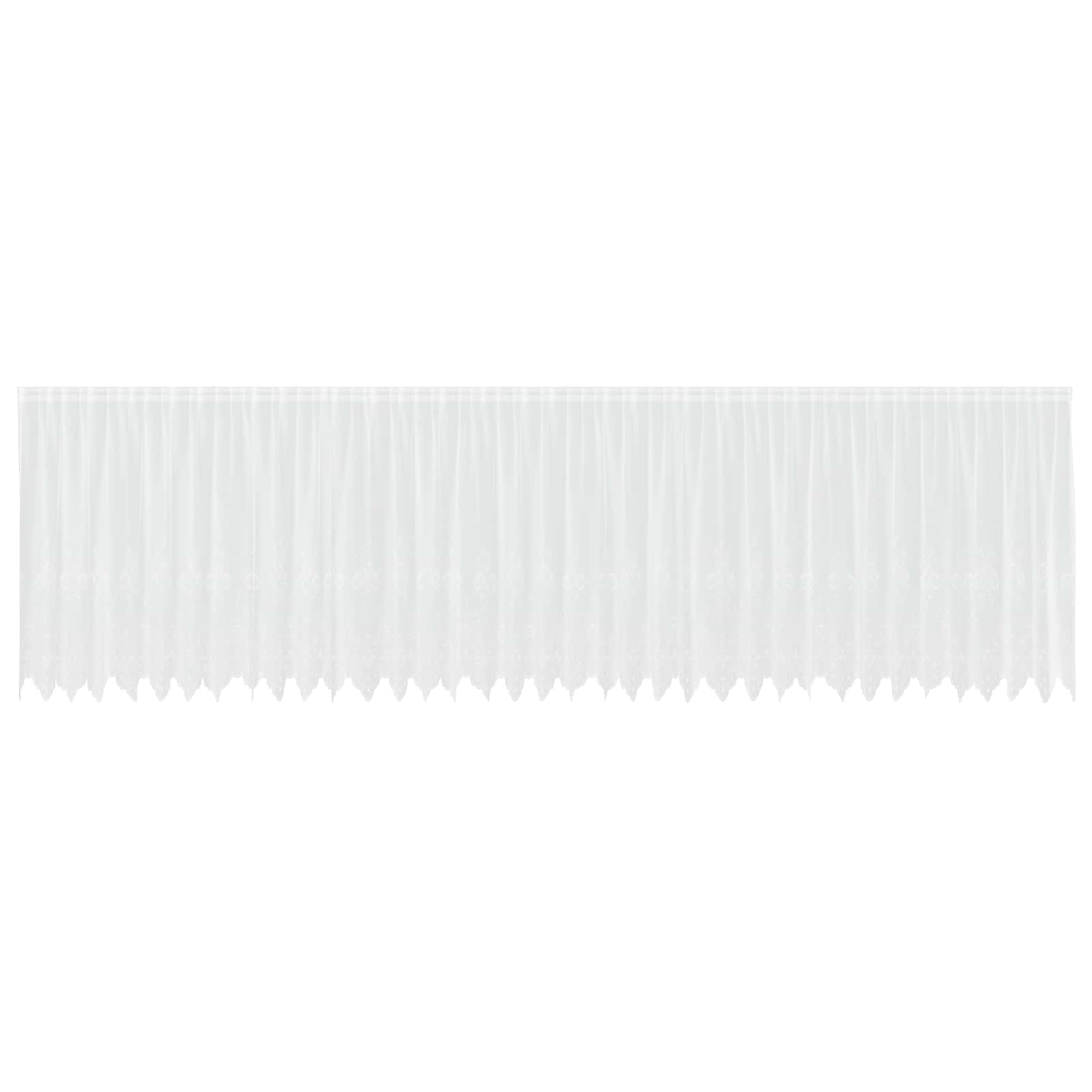Spetsgardin Vit 140x900cm Polyester