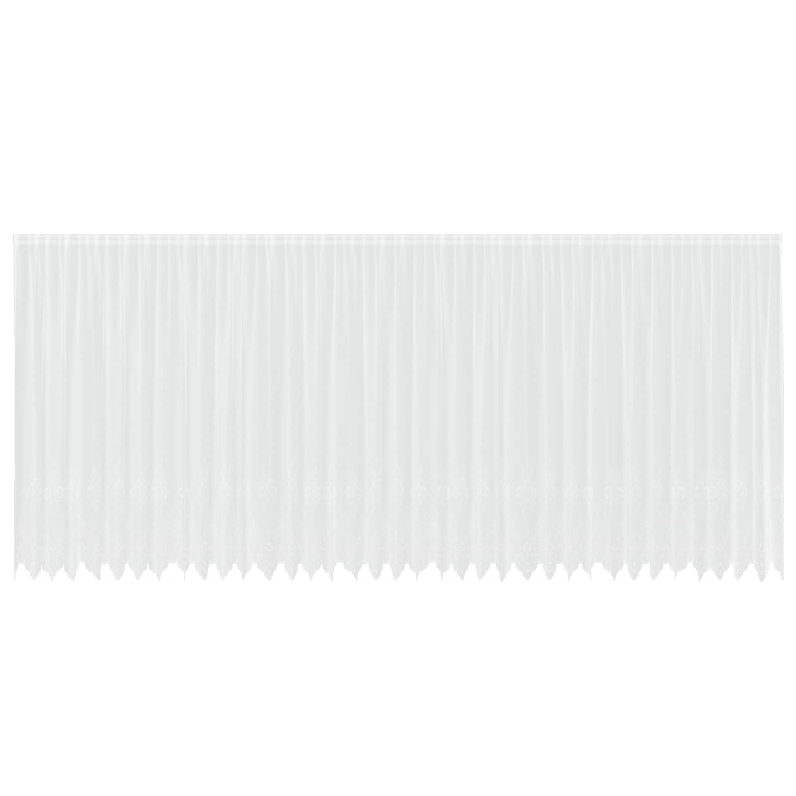 Spetsgardin Vit 200 x 900 cm Polyester