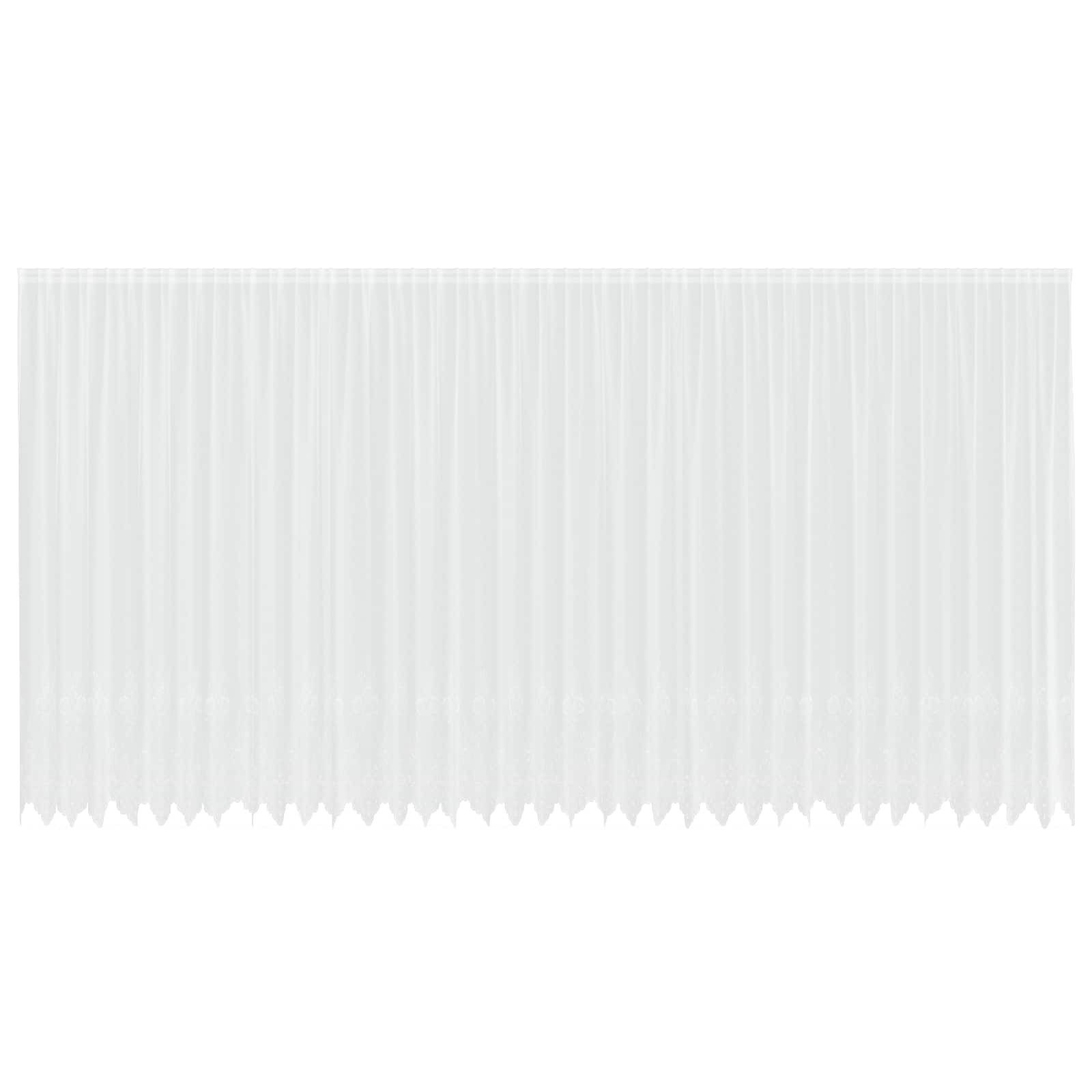 Spetsgardin Vit 260 x 900 cm Polyester