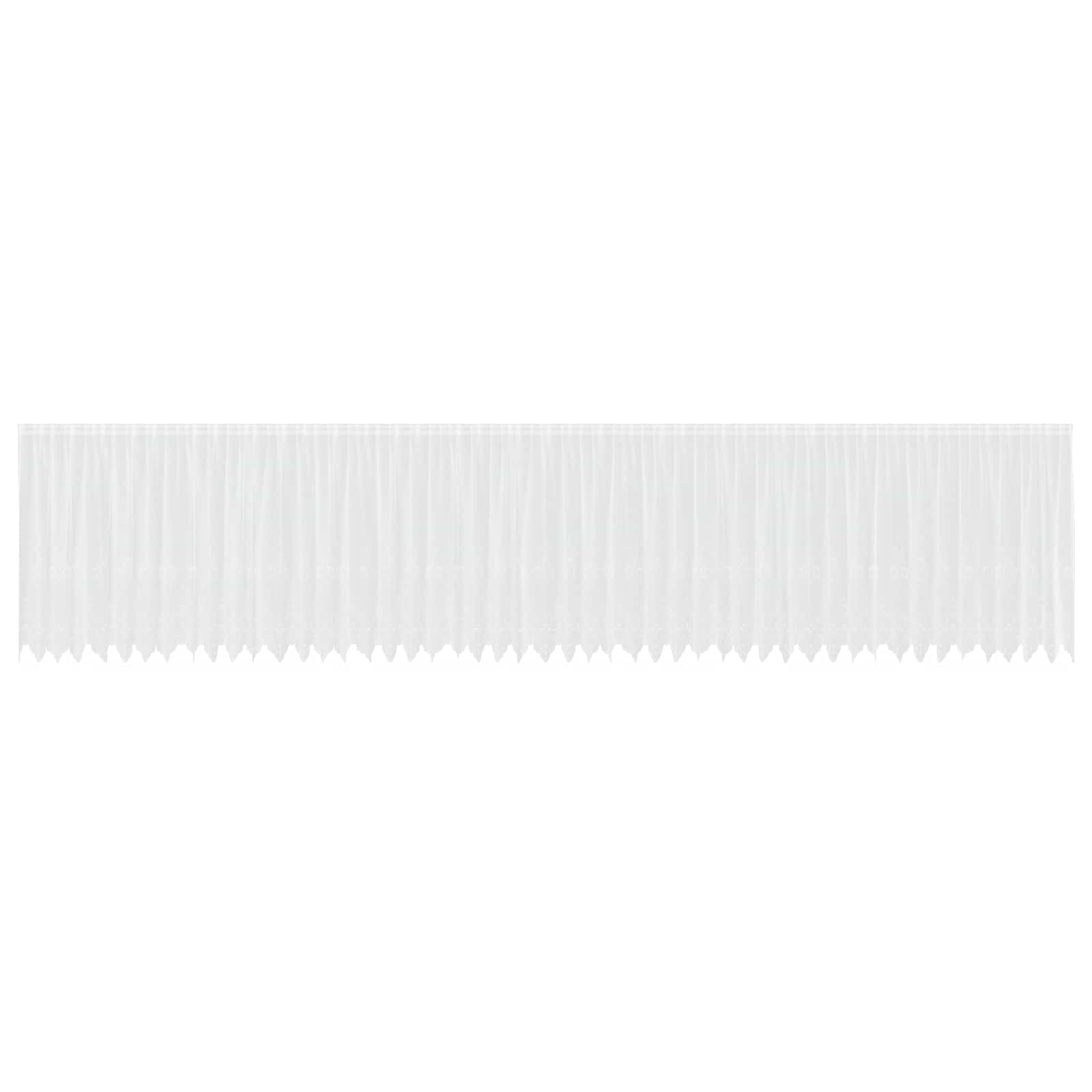 Spetsgardin Vit 160 x 1200 cm Polyester