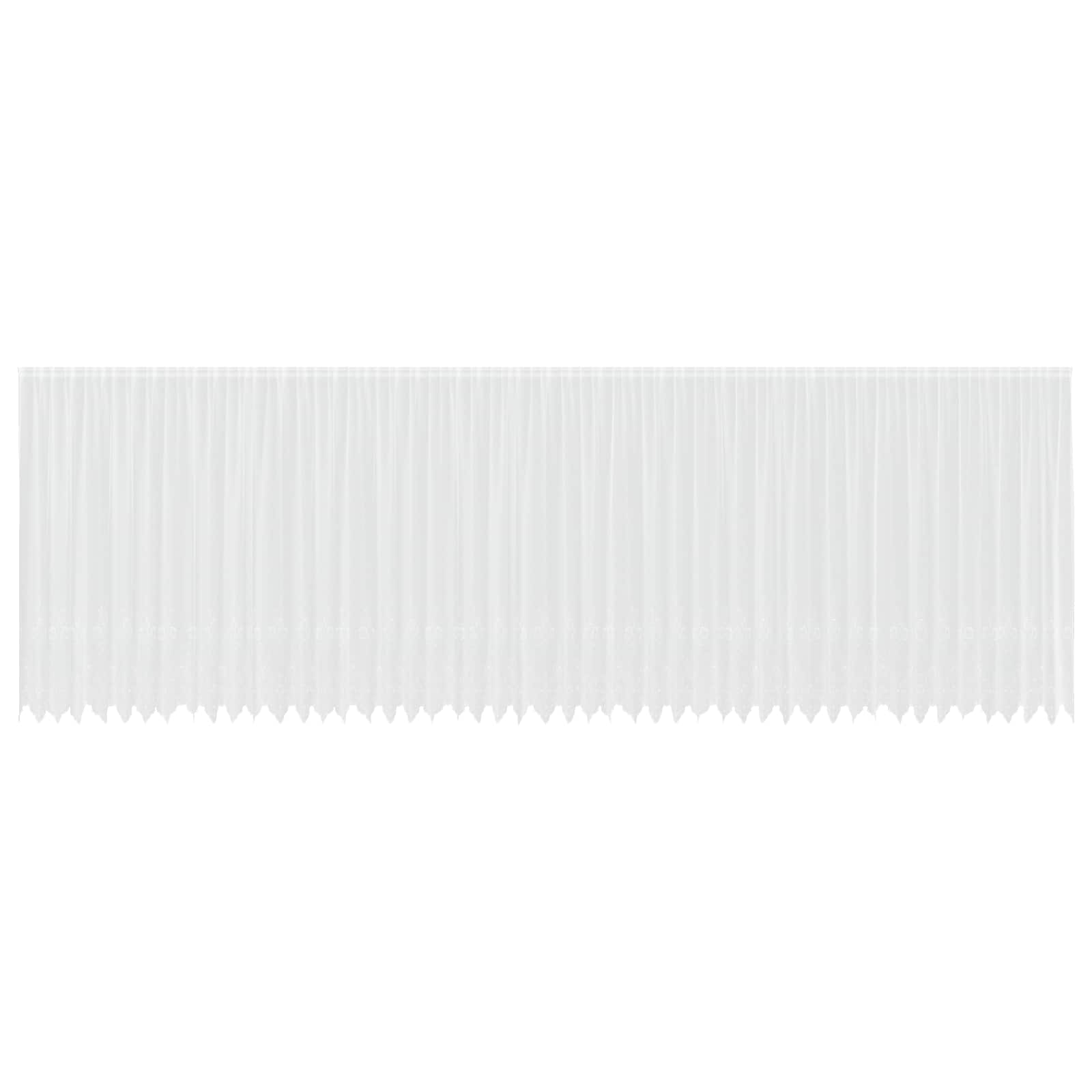 Spetsgardin Vit 245 x 1200 cm Polyester