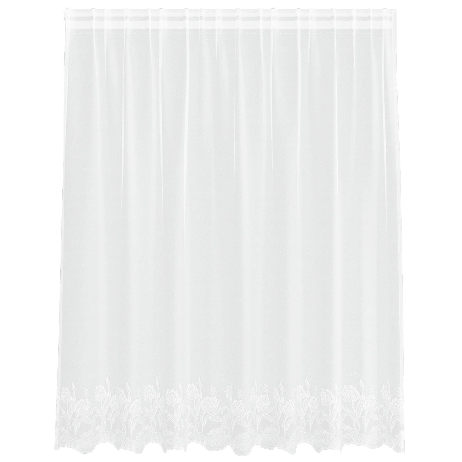 Spetsgardin Vit 140 x 200 cm Polyester