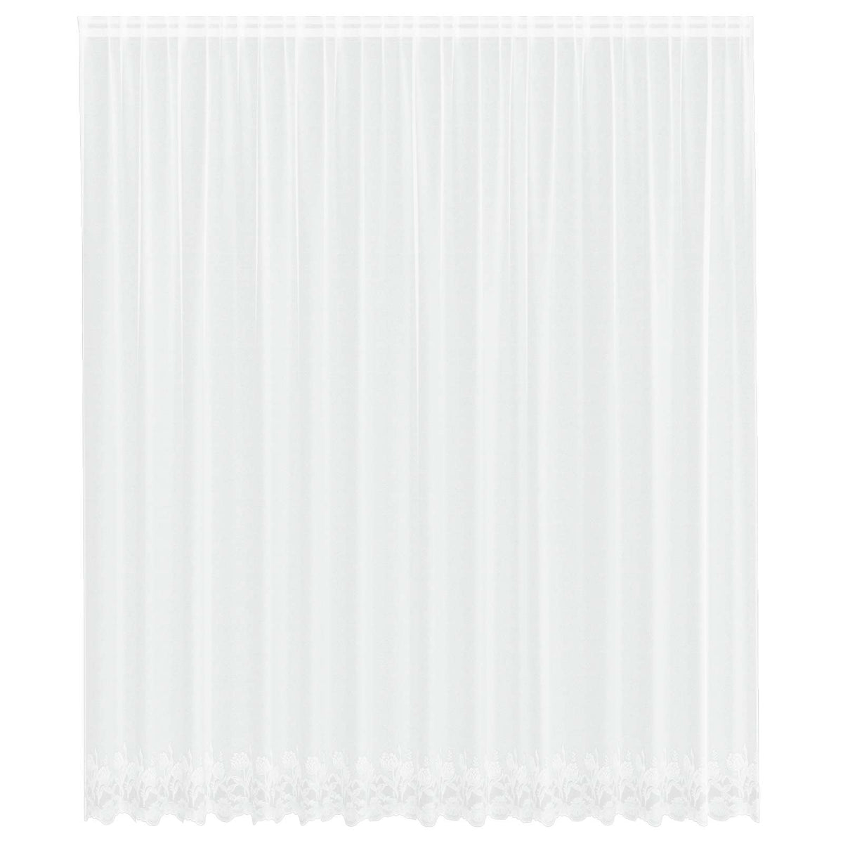 Spetsgardin Vit 400 × 300 cm Polyester