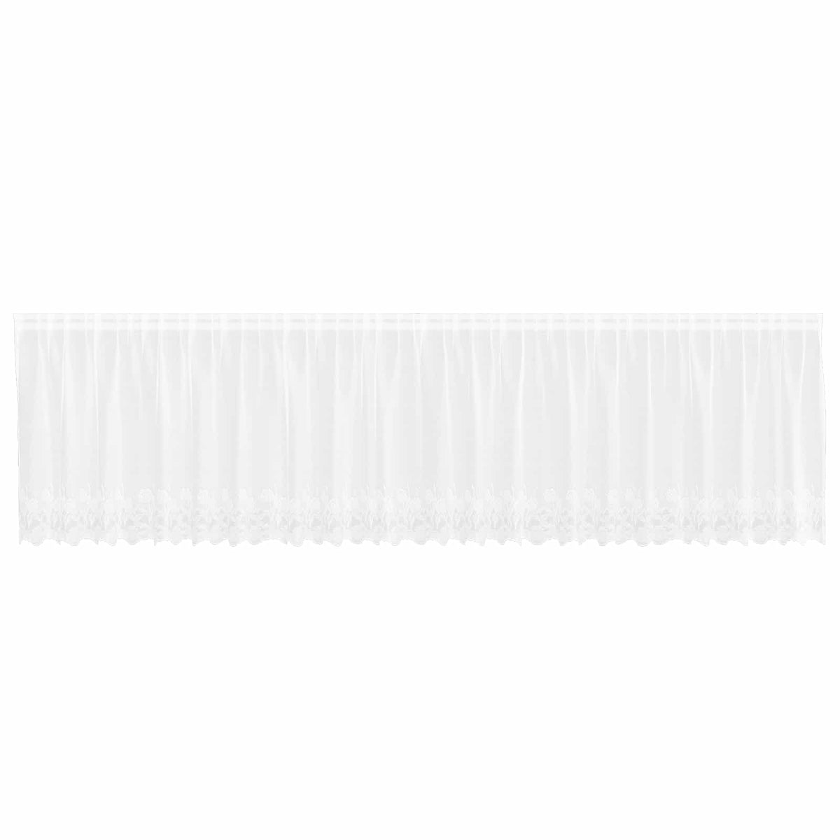 Spetsgardin Vit 80 x 600 cm Polyester