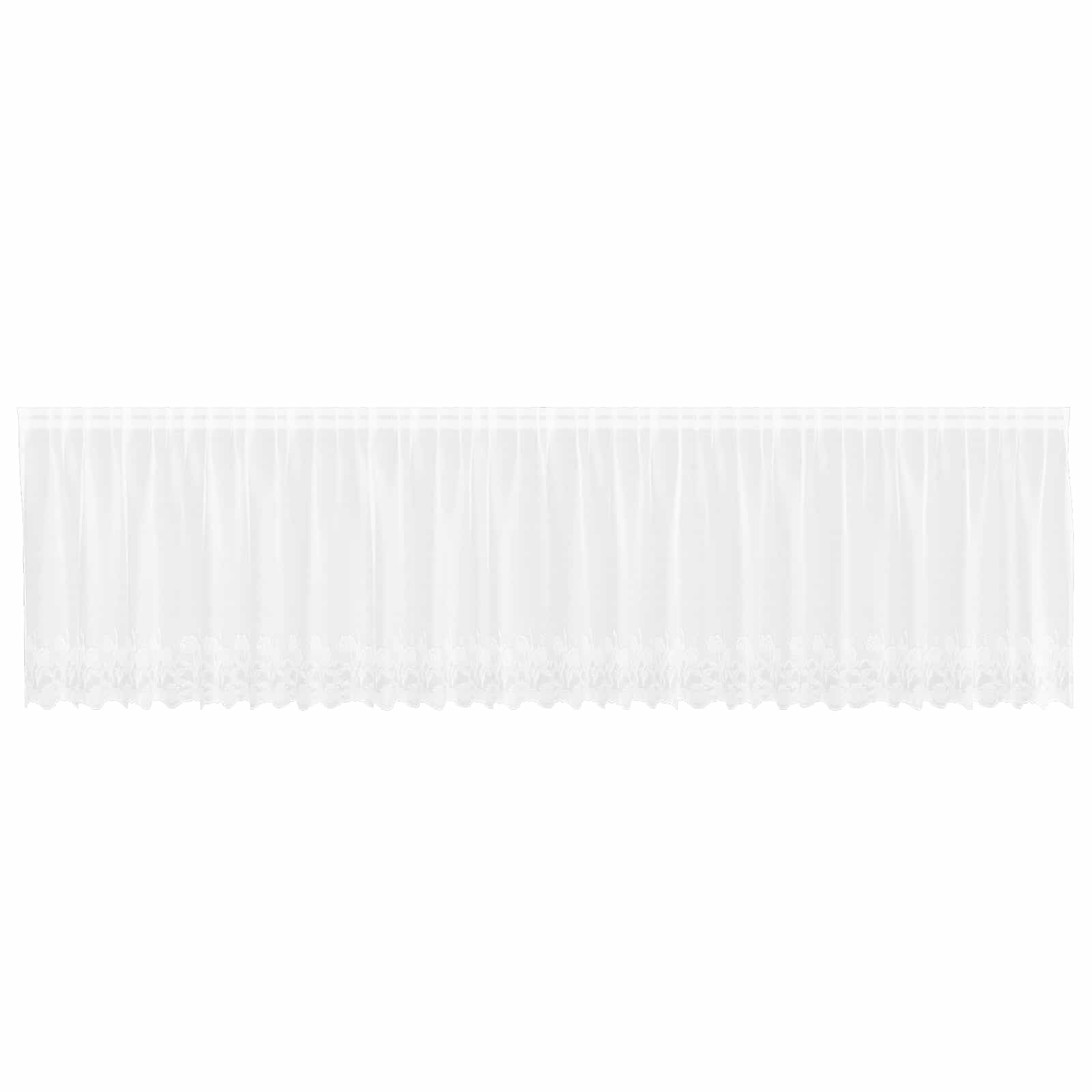 Spetsgardin Vit 120 x 600 cm Polyester