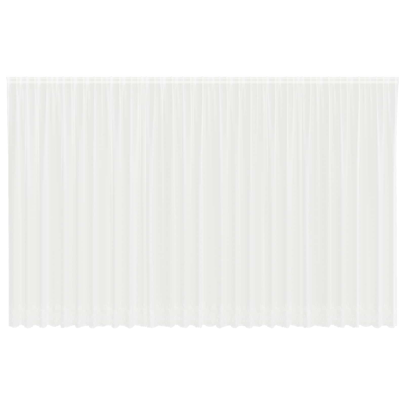 Spetsgardin Vit 280 x 750 cm Polyester