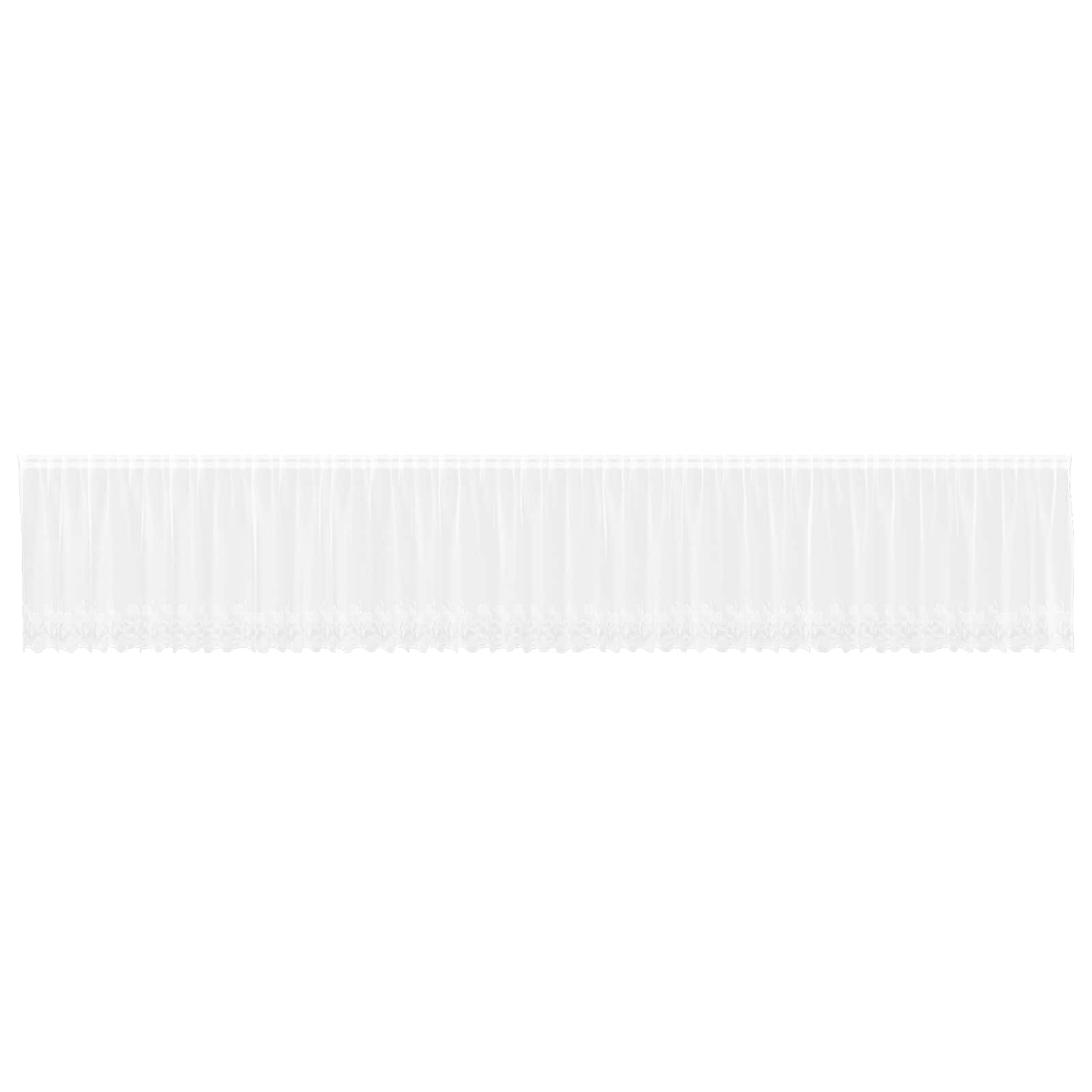Spetsgardin Vit 80 x 900 cm Polyester