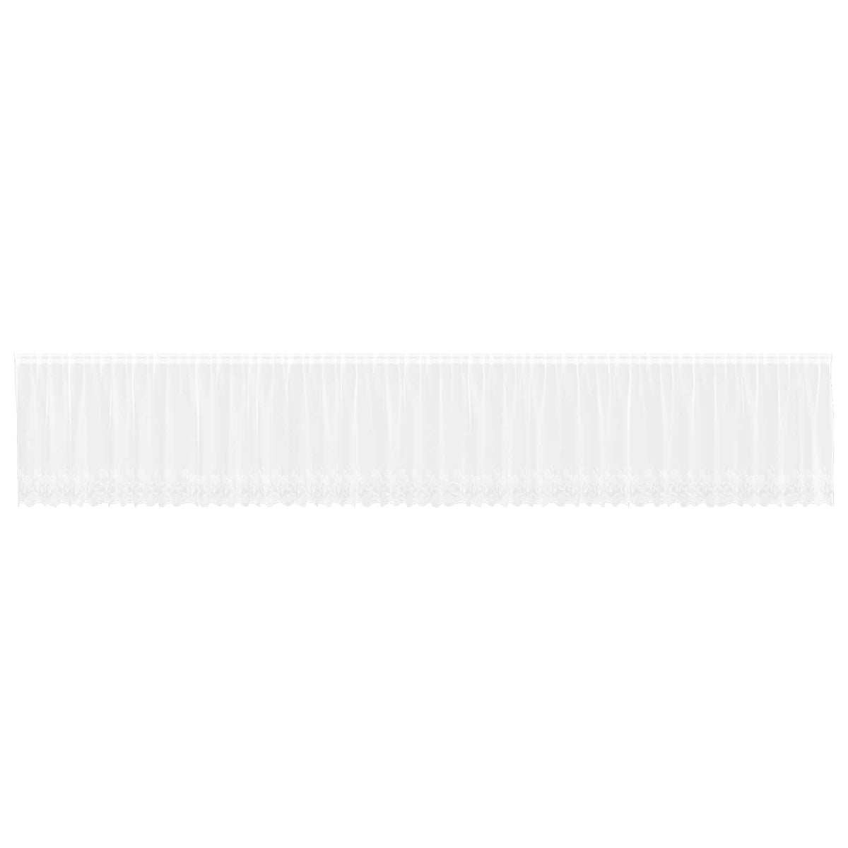 Spetsgardin Vit 900 x 100 cm Polyester