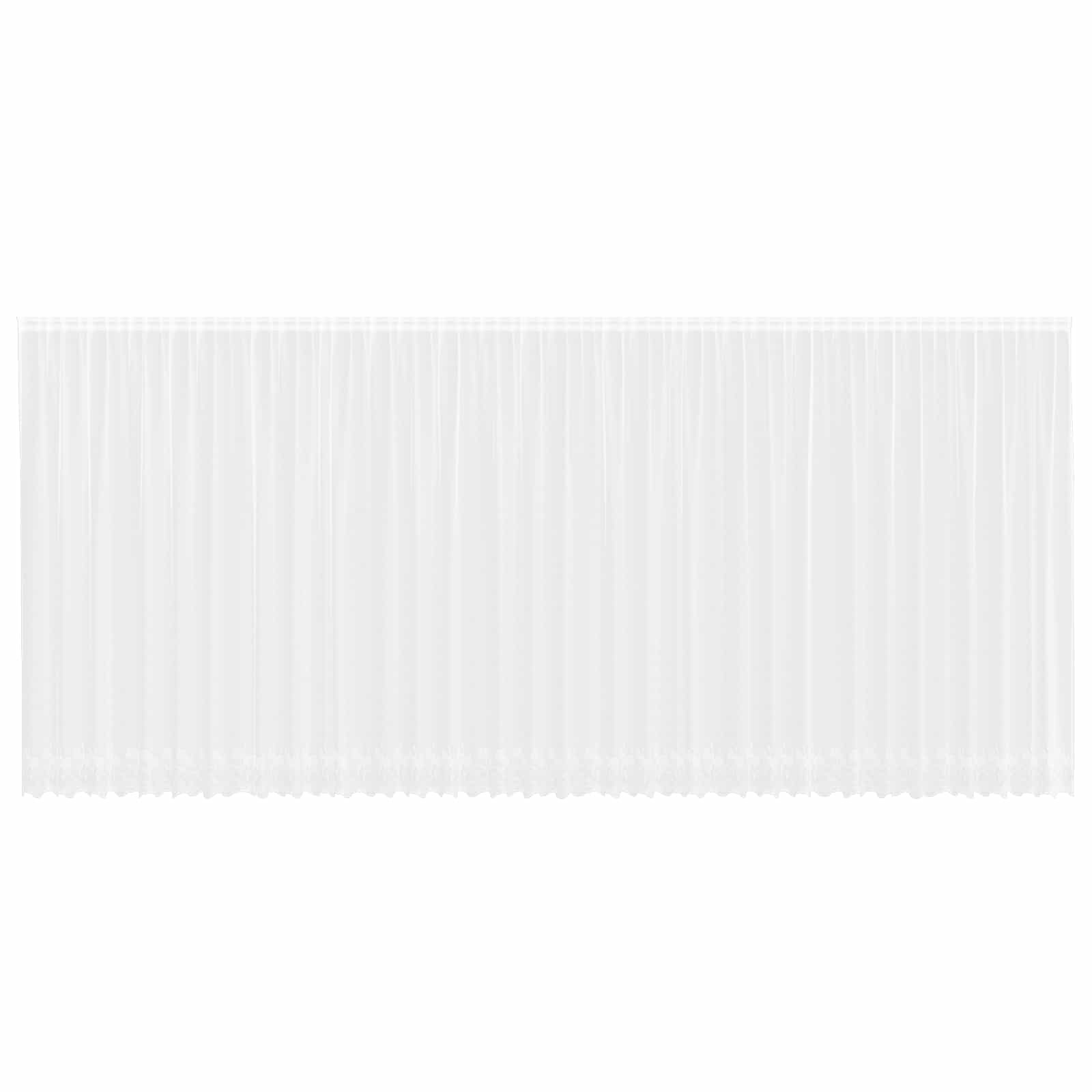 Spetsgardin Vit 245 x 900 cm Polyester