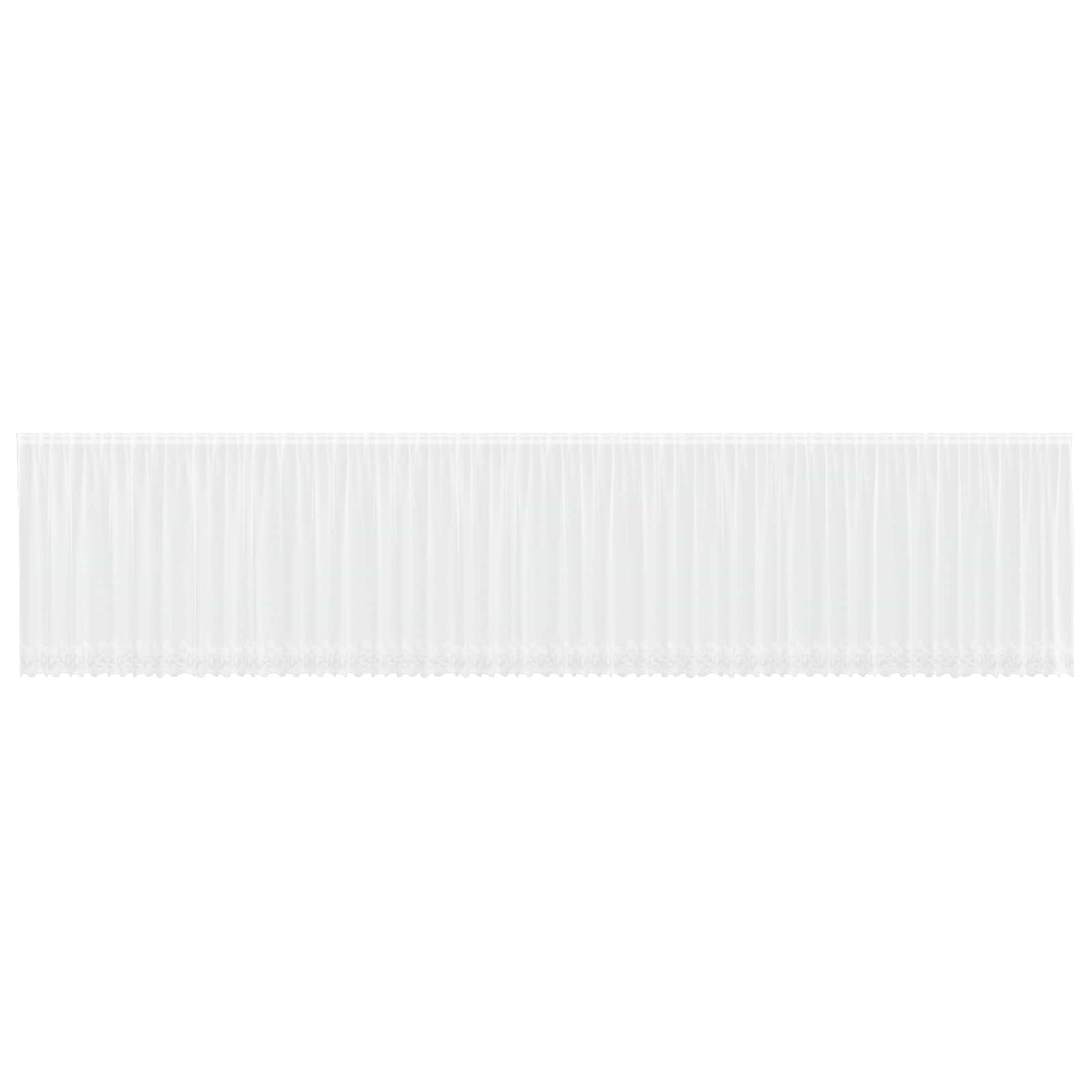 Spetsgardin Vit 1200 x 140 cm Polyester