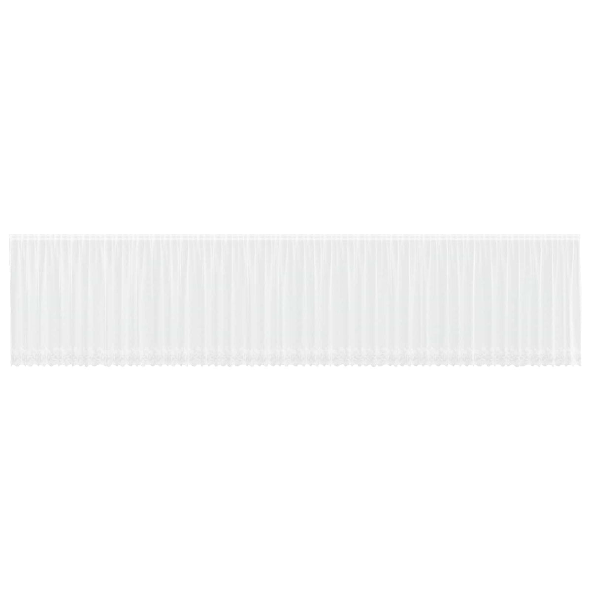 Spetsgardin Vit 180 x 1200 cm Polyester