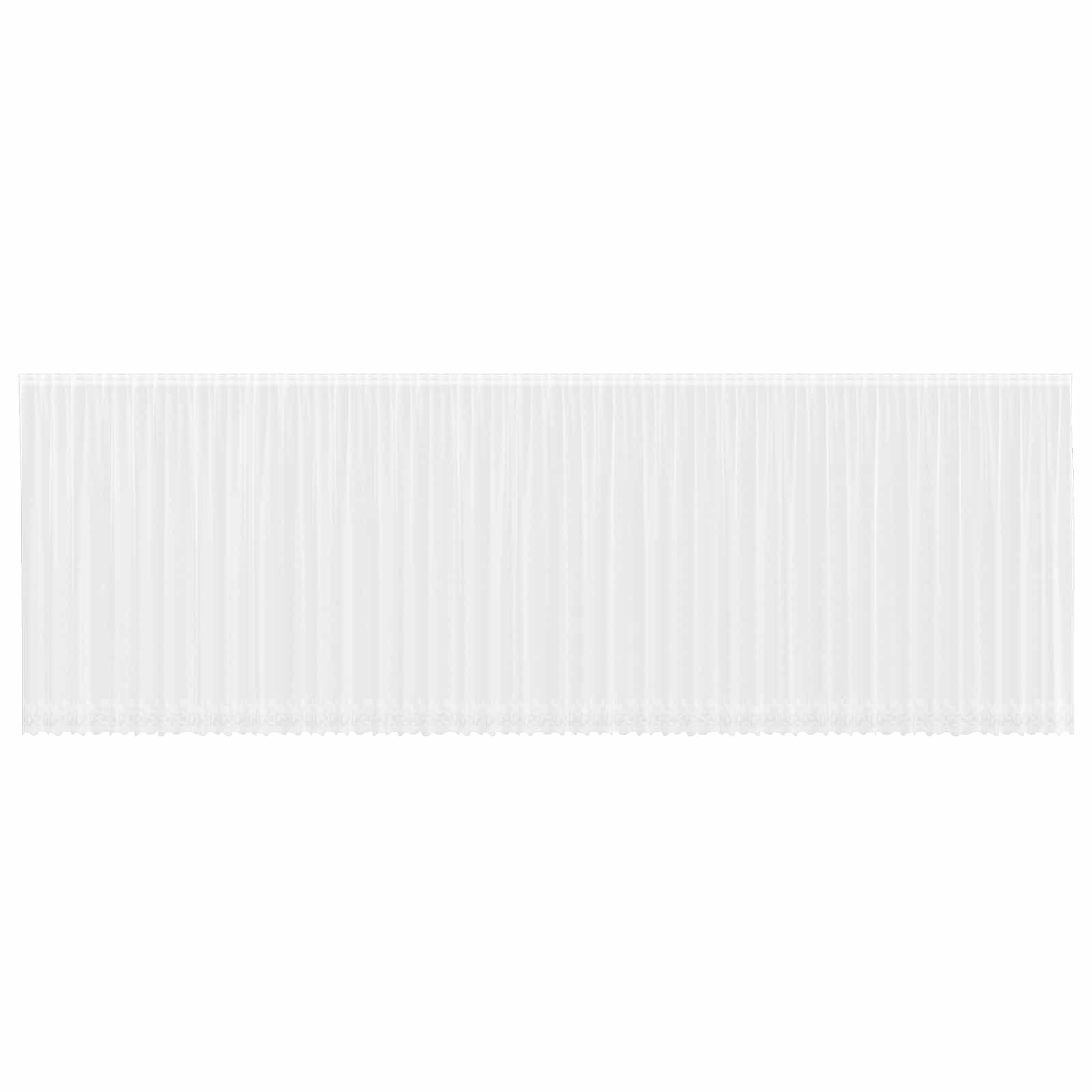 Spetsgardin Vit 240 x 1200 cm Polyester