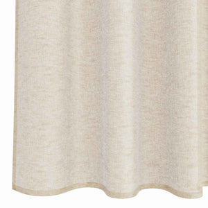 Voile Gardin med gardiner 2 pcs Sand 140x140cm Polyester