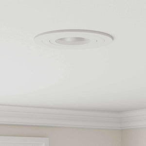 Spotlight 6 pcs Vit 9 x 9 x 2 cm Aluminium