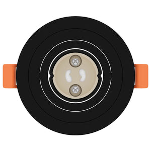 Spotlight 6 pcs Svart 9 x 9 x 2 cm Aluminium