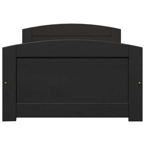 Dagbädd med 2 lådor utan madrass IRUN svart 90x200 cm