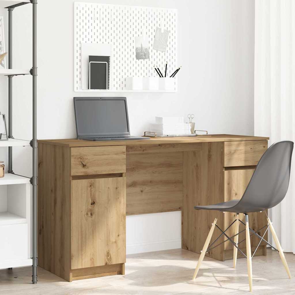 Skrivbord artisan ek Konstruerat trä 140 x 49 x 76 cm