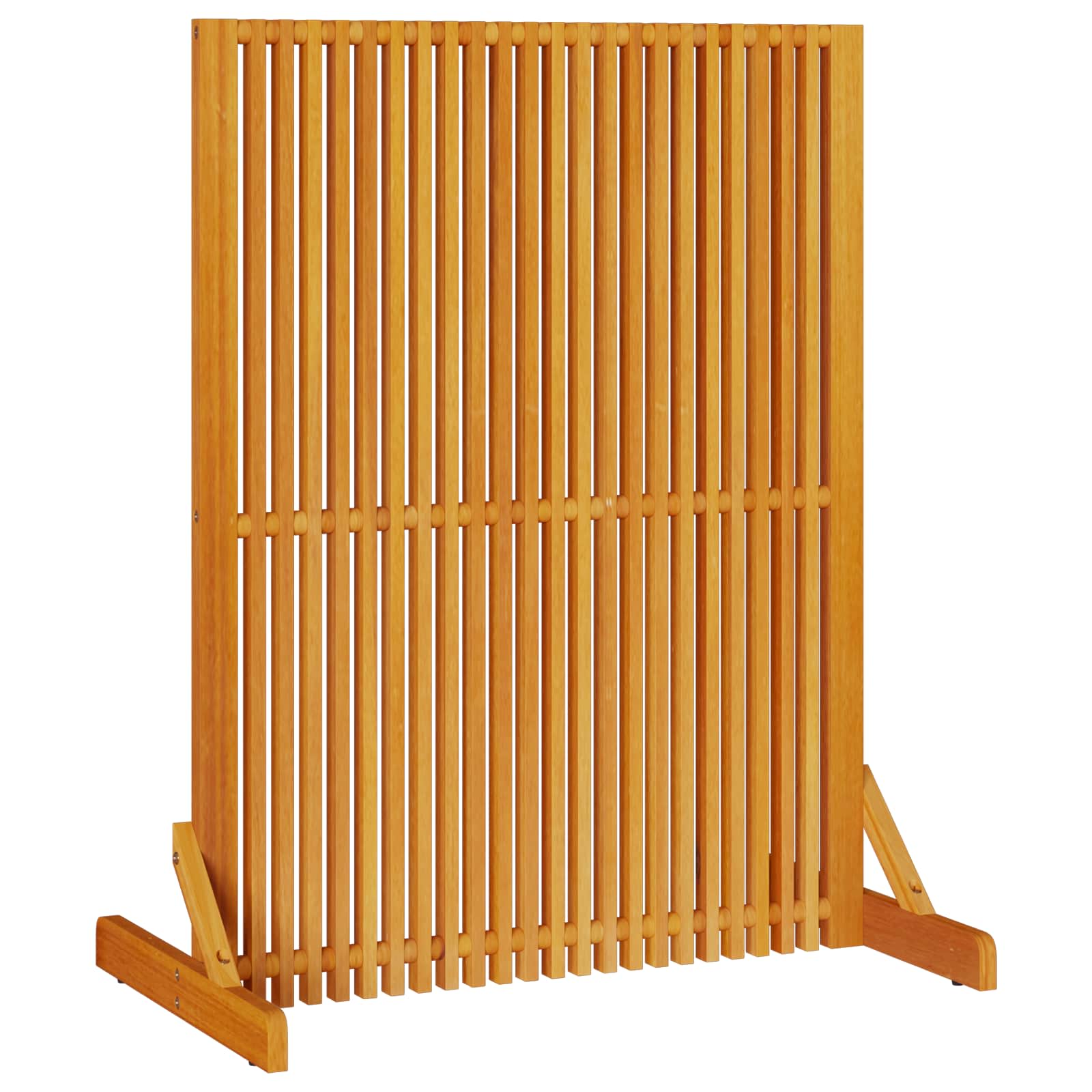Avskärmningsskärm Brun 79,5 x 50 x 110 cm Massivt Akaciaträ