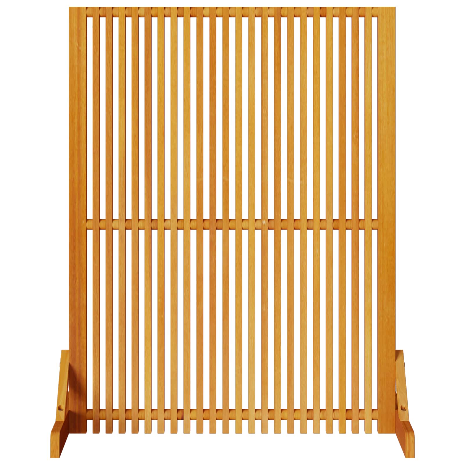 Avskärmningsskärm Brun 79,5 x 50 x 110 cm Massivt Akaciaträ