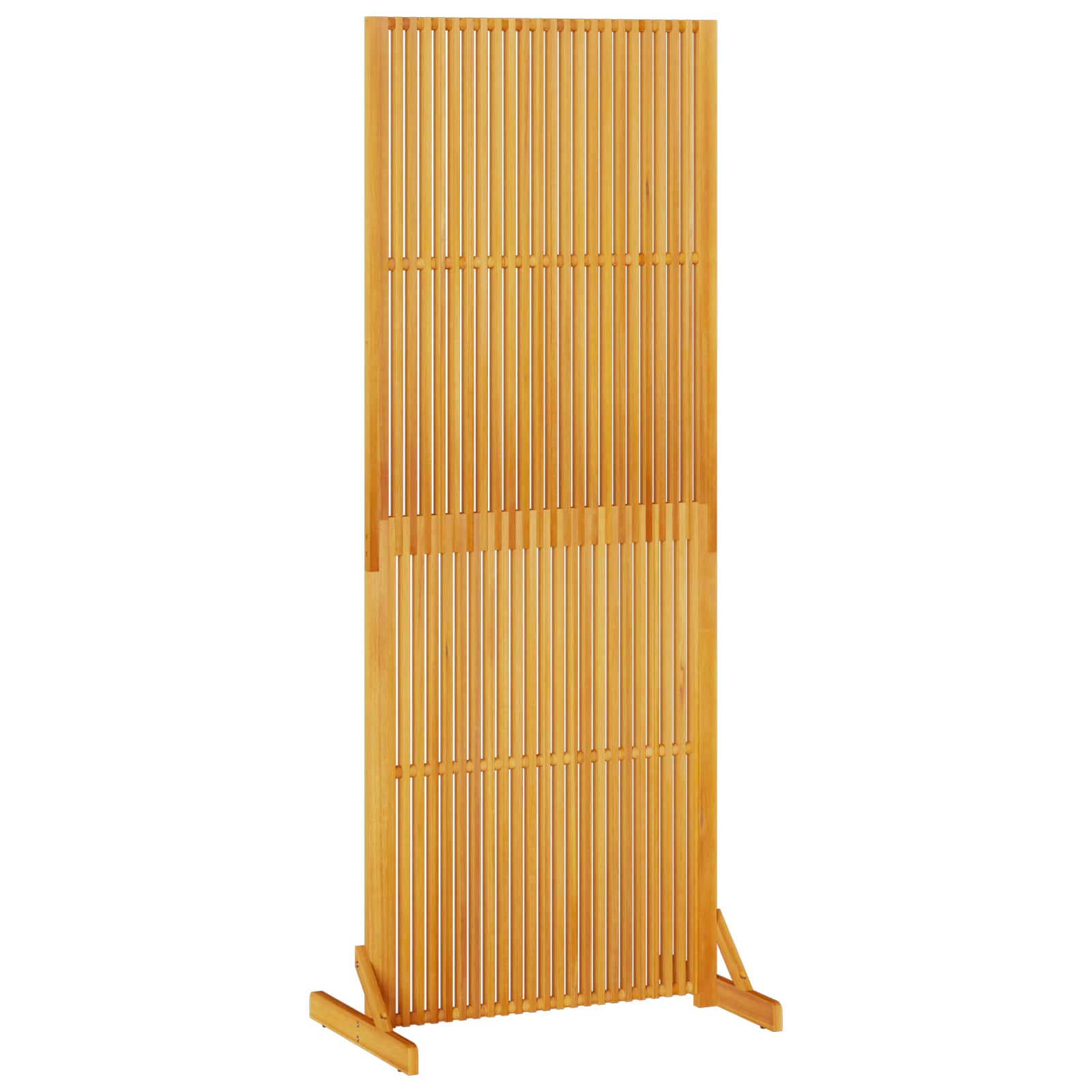Avskärmningsskärm Brun 79,5 x 50 x 200 cm Massivt Akaciaträ