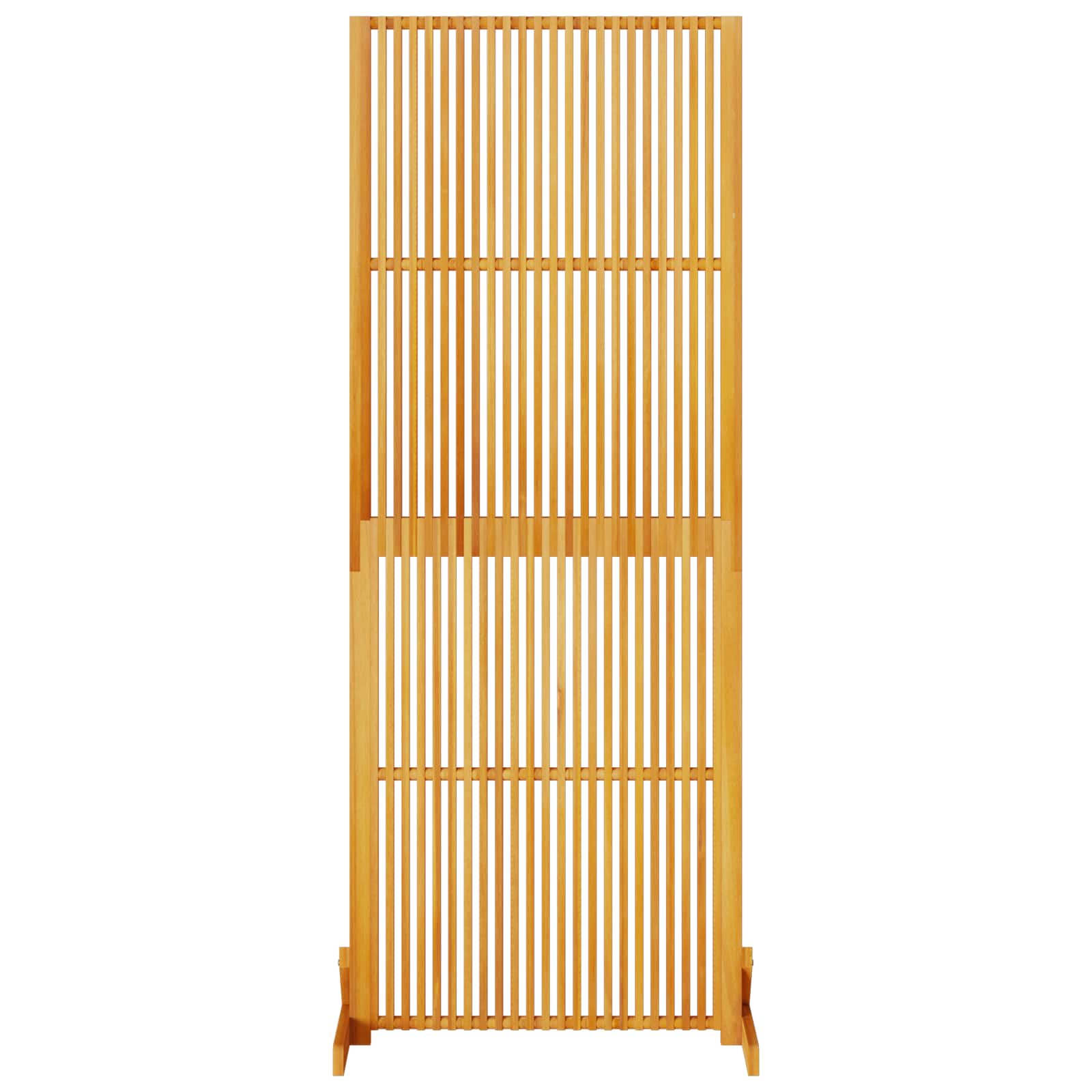 Avskärmningsskärm Brun 79,5 x 50 x 200 cm Massivt Akaciaträ