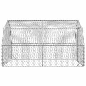 Hönsgård 2,5x4x2,25 m galvaniserat stål