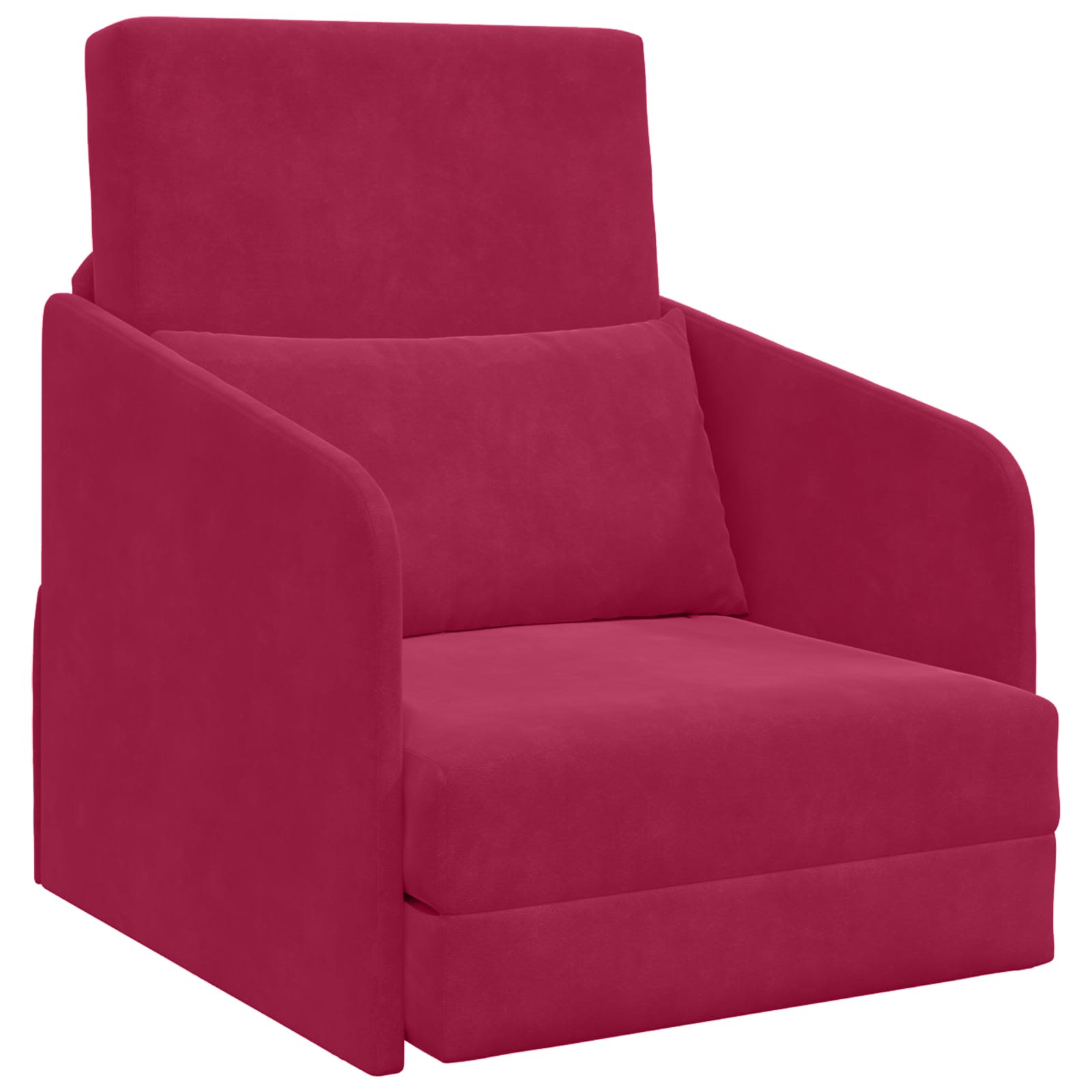 Soffsäng Vinröd 65 x 80 x 83 cm Sammet
