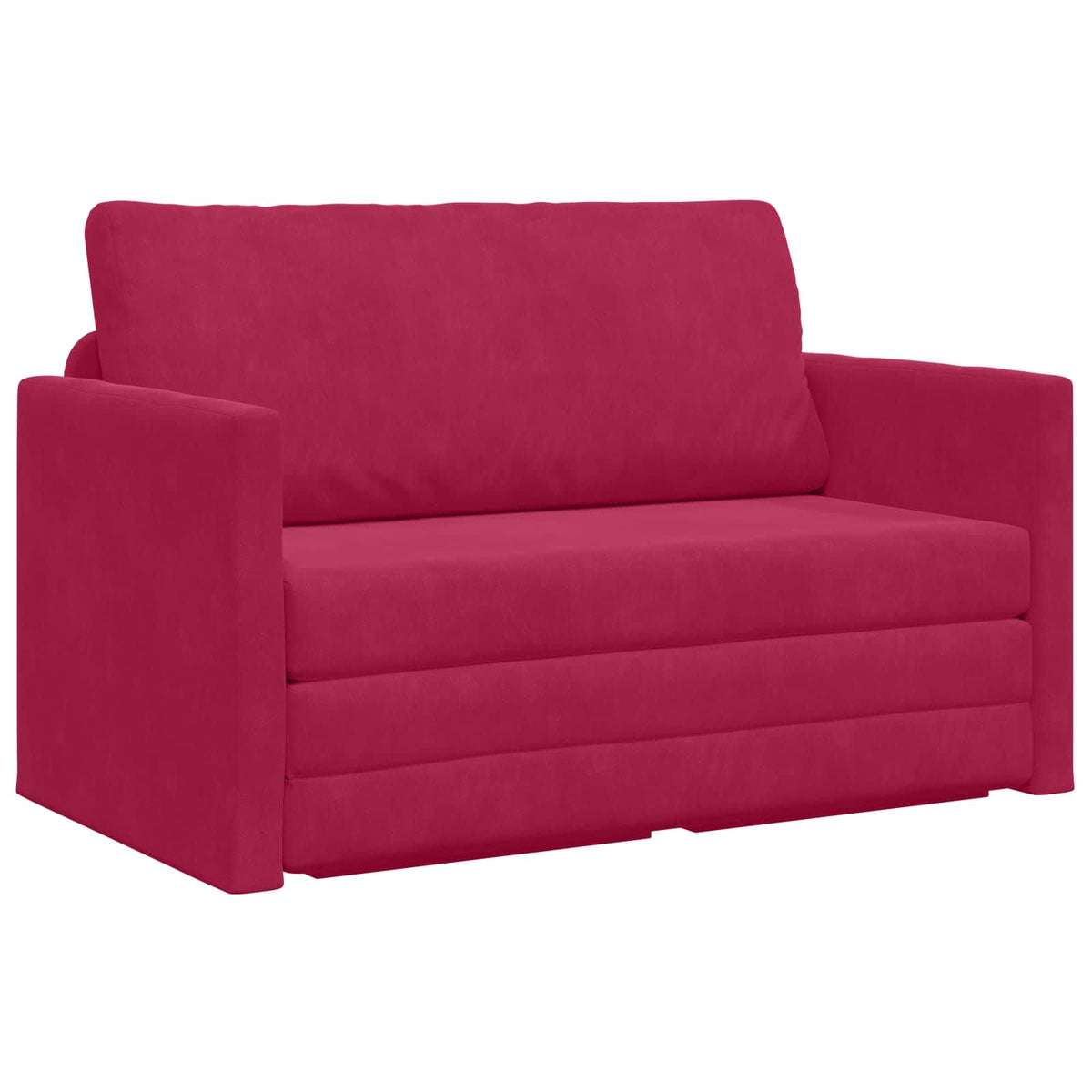 Soffsäng Vinröd 124 x 71 x 78 cm Sammet