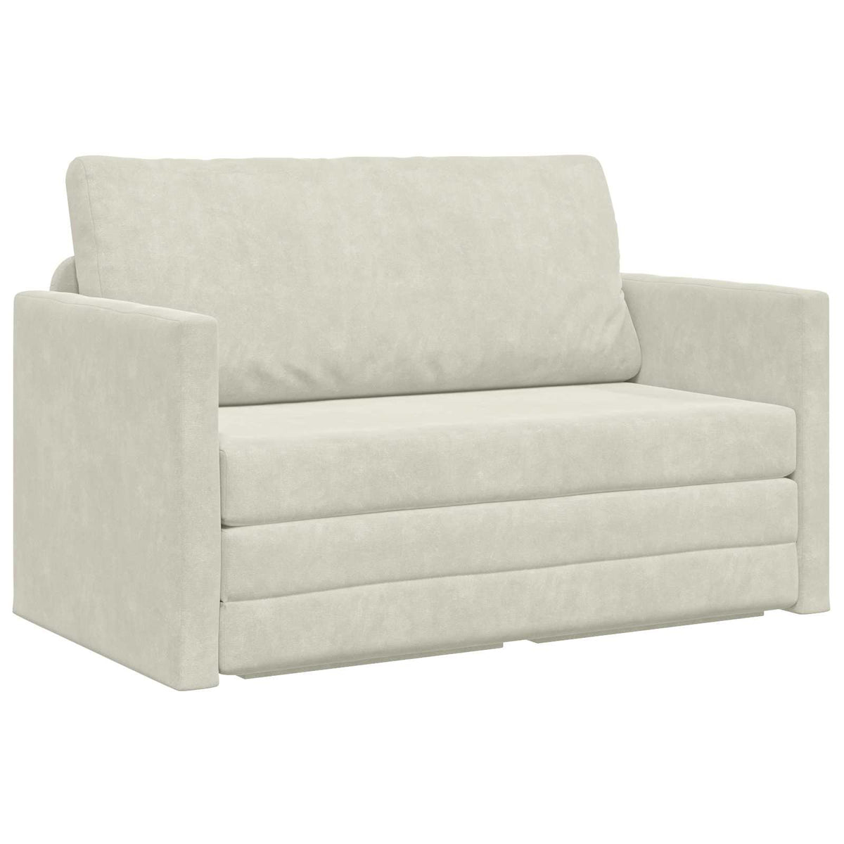Soffsäng Kräm 124 x 71 x 78 cm Sammet