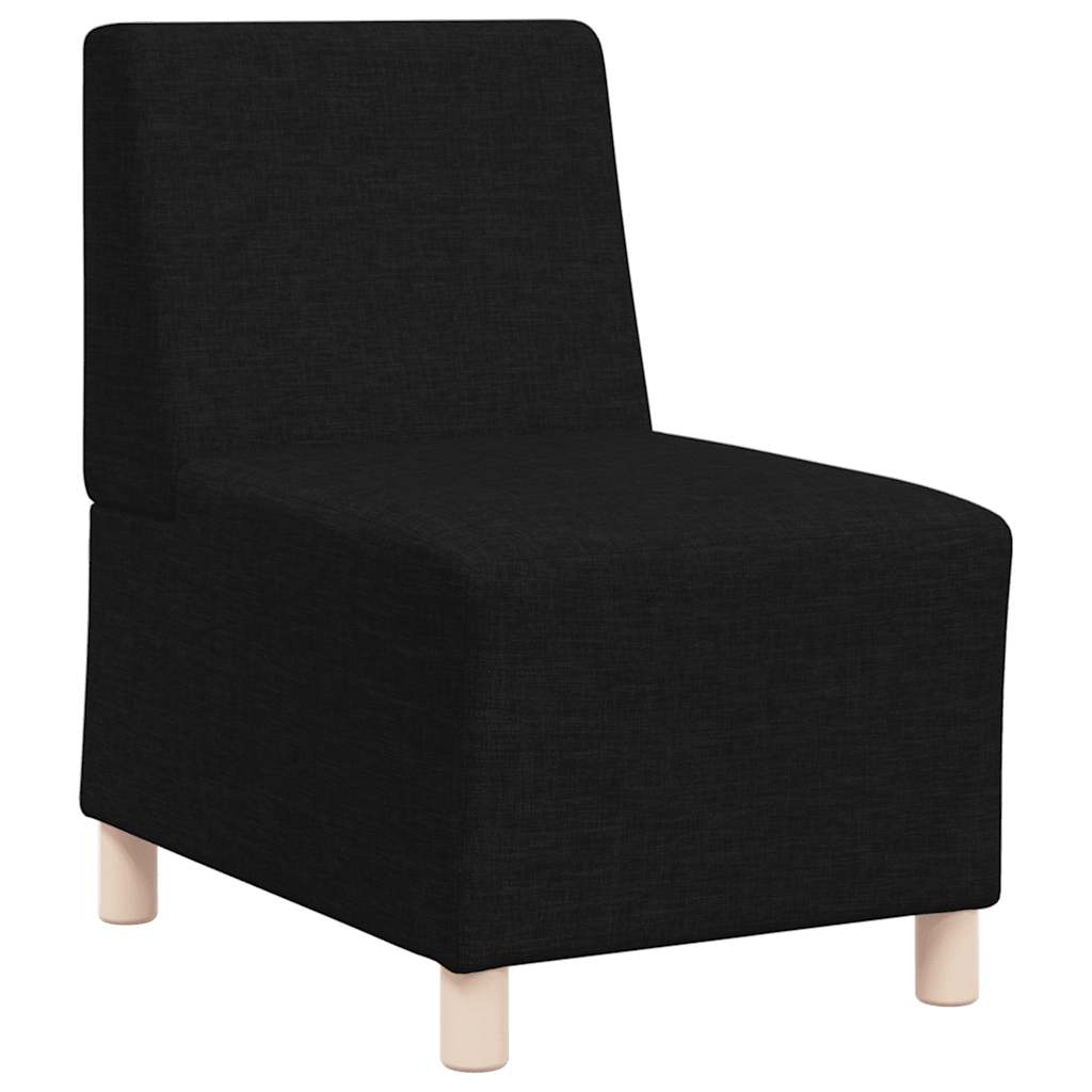Soffstol utan armstöd svart 55 cm tyg