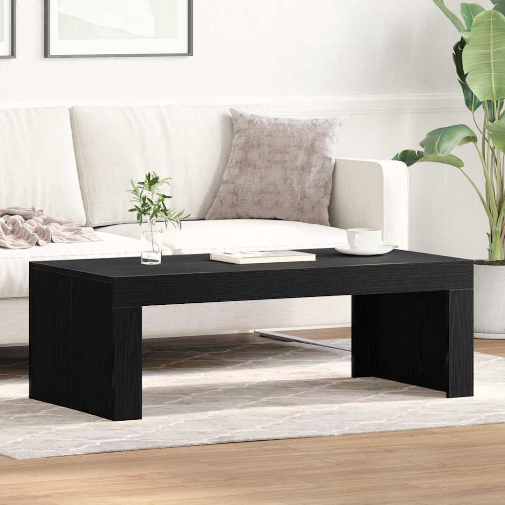 Kaffeebord Svart Ek 102 x 50 x 35 cm Konstruerat trä
