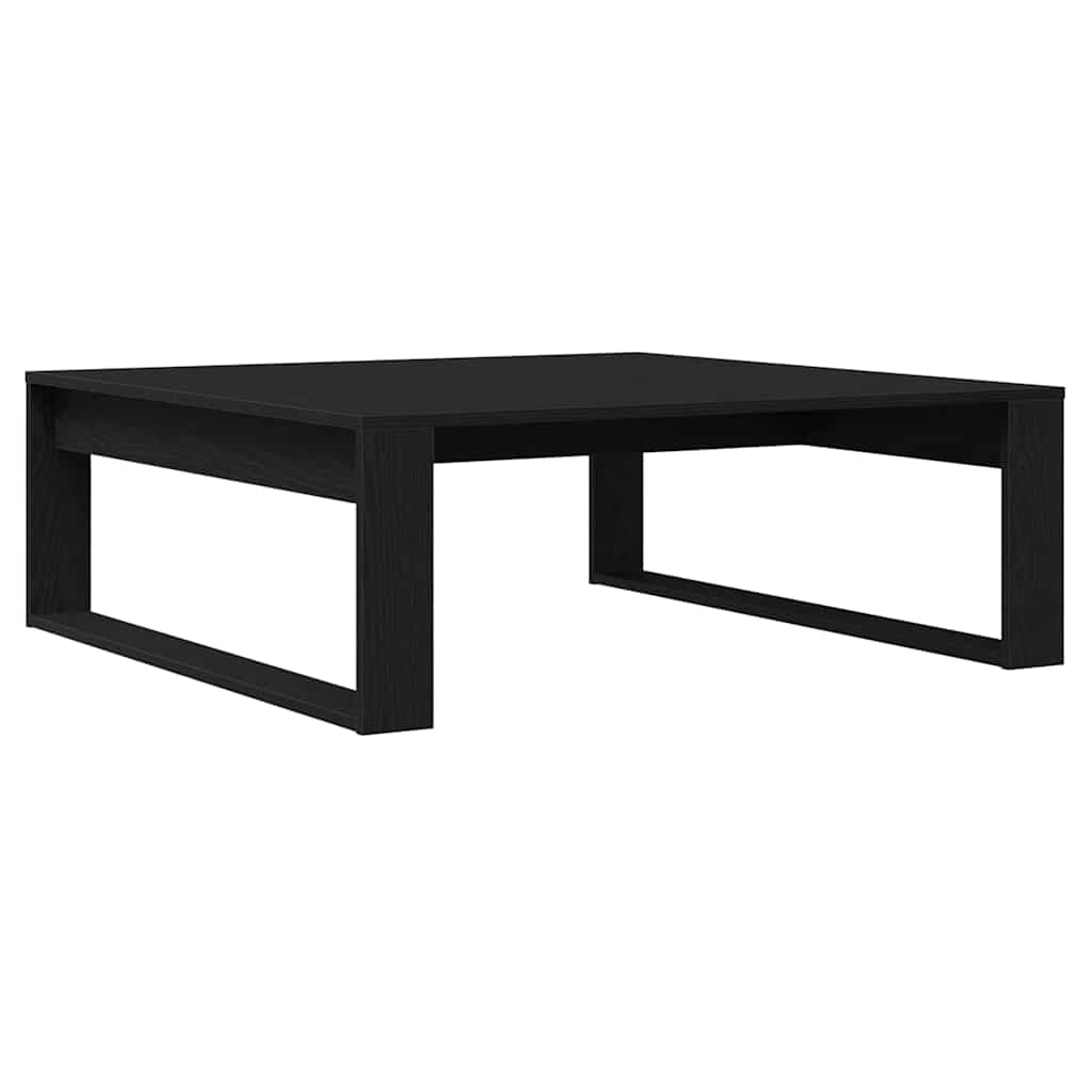 Kaffeebord Svart Ek 100 x 100 x 35 cm Konstruerat trä