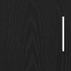 Akvariebänk svart ek 121x41x58 cm konstruerat trä