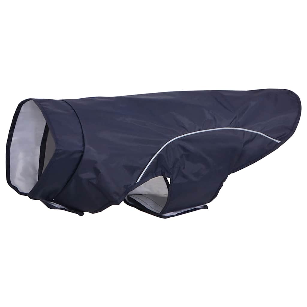 Regnrock för hundar med reflekterande remsor polyester