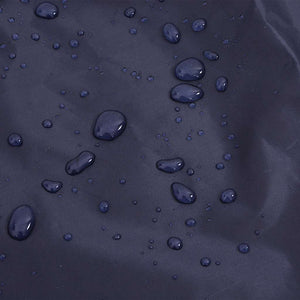 Regnrock för hundar med reflexer polyester marinblå 3XL