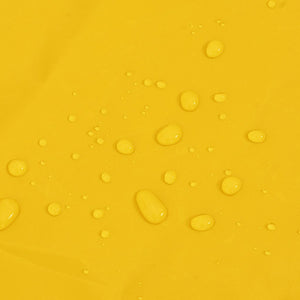 Regnrock för hundar med reflekterande remsor polyester gul xs