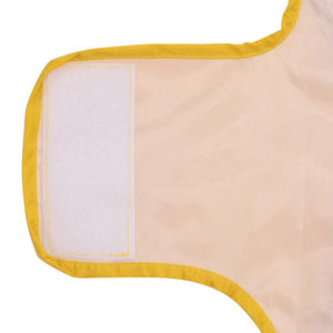 Regnrock för hundar med reflekterande remsor polyester gul s