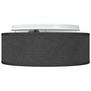 Taklampa med strålkastare Svart 30 x 30 x 13,5 cm tyg