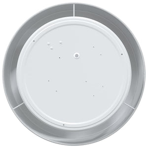 Taklampa med strålkastare Grå 30 x 30 x 13,5 cm tyg