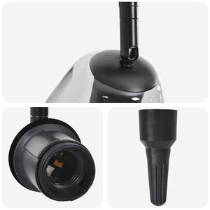 Takspotlight Svart 54 x 13 x 26 cm Glas och Metall