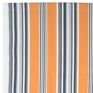 Markisbyte Blå och Orange 1000 x 160 cm Polyesterduk