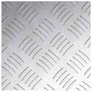 Trappsteg Fyrkantig 4 pcs Silver 20 x 20 cm Aluminium