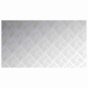 Trappsteg Rektangulär 4 pcs Silver 90 x 50 cm Aluminium