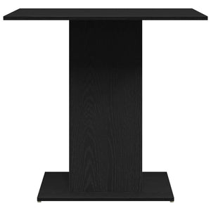 Matbord svart ek 80x80x75 cm konstruerat trä