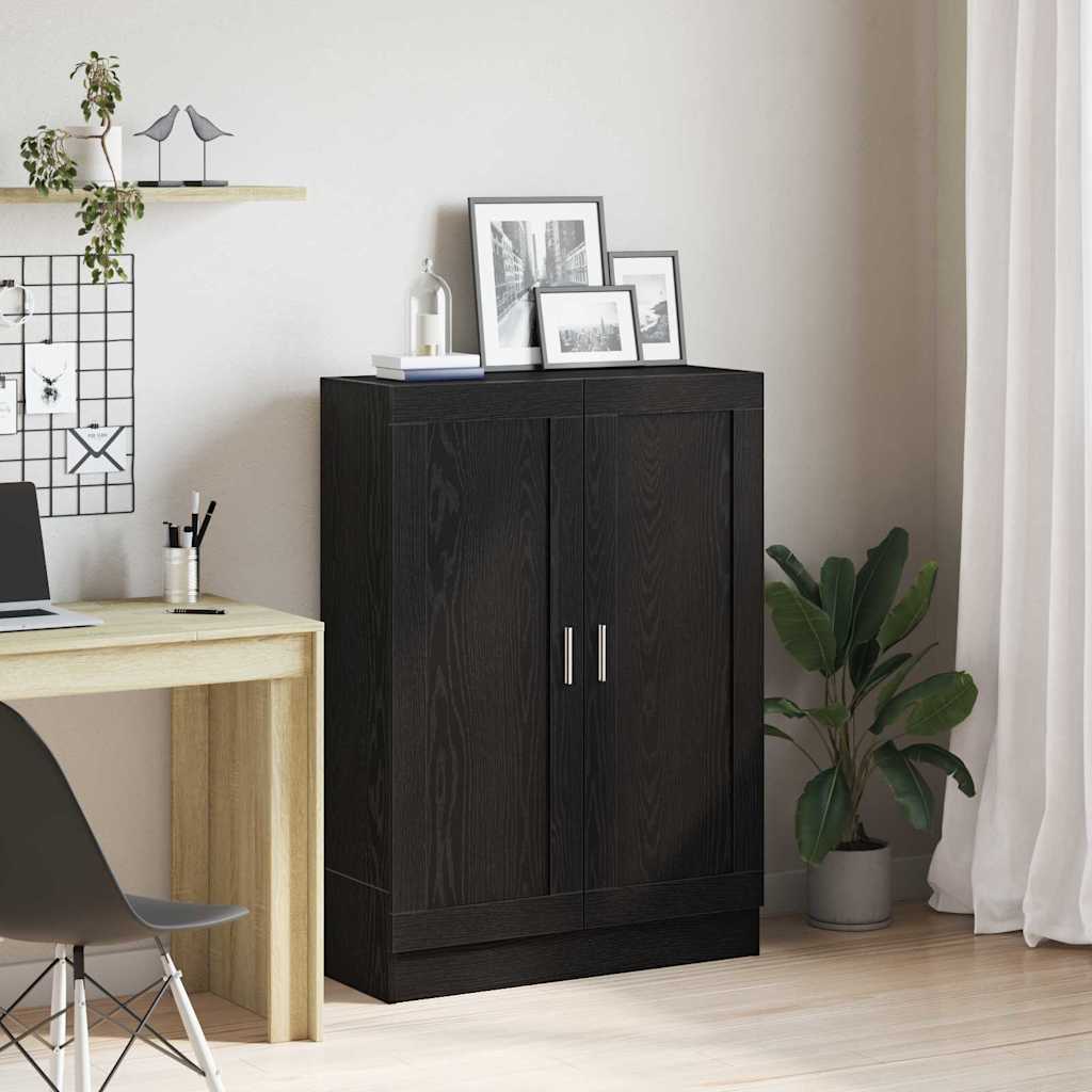Bokskåp Svart Ek 82,5 x 30,5 x 115 cm Konstruerat trä