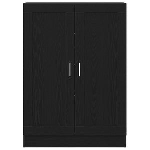 Bokskåp Svart Ek 82,5 x 30,5 x 115 cm Konstruerat trä