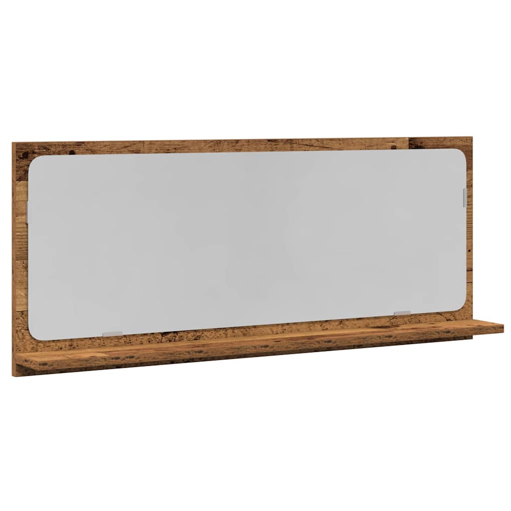 Spegelhylla Gammalt trä 90 x 10,5 x 37 cm Konstruerat trä