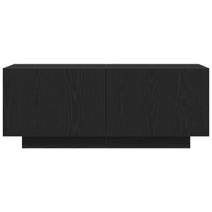 TV-skåp Svart Ek 100 x 35 x 40 cm Konstruerat trä