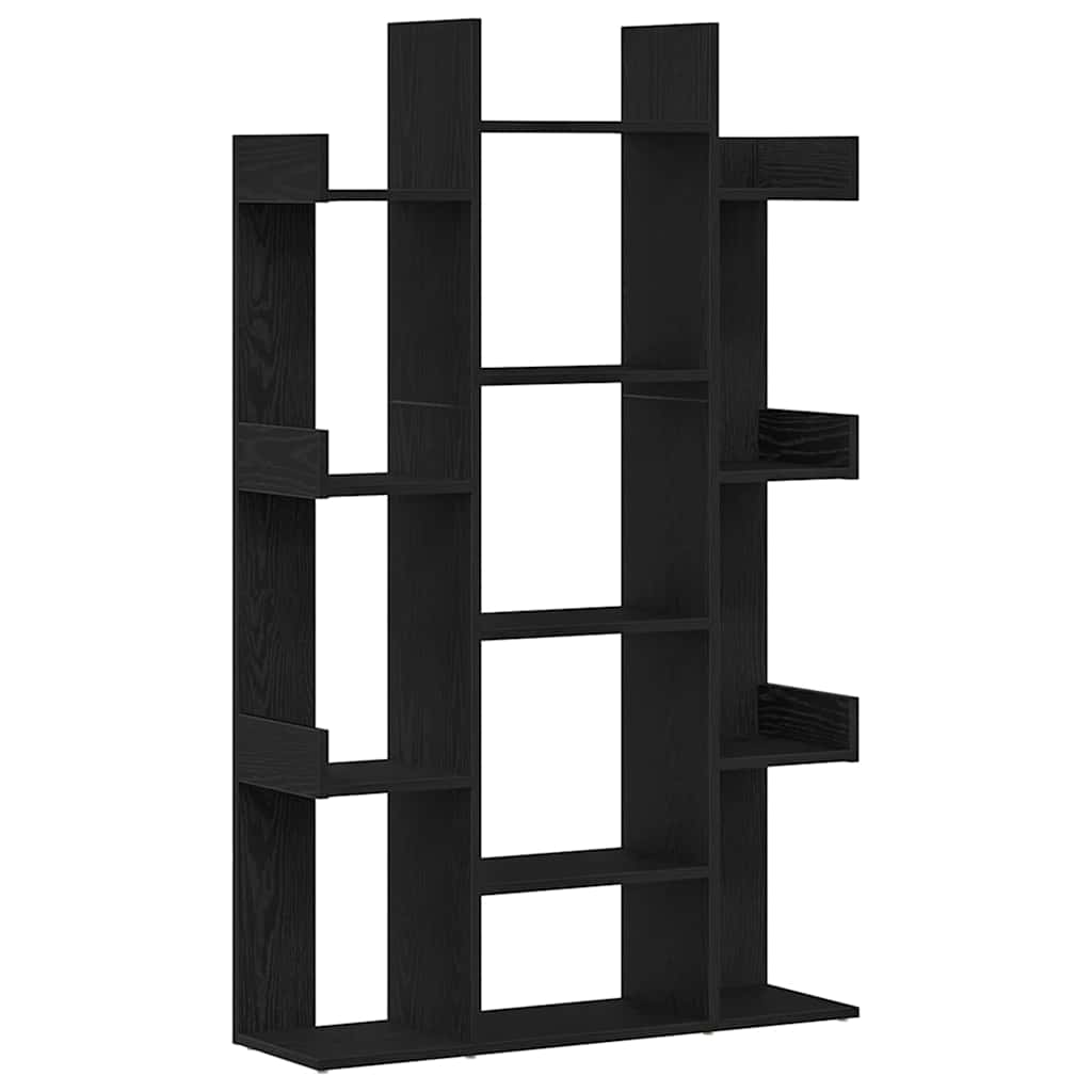 Bokhylla Svart Ek 86 x 25,5 x 140 cm Konstruerat trä