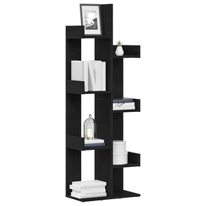 Bokhylla Svart Ek 48 x 25,5 x 140 cm Konstruerat trä